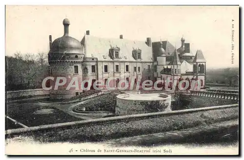 Cartes postales St Germain Beaupre La Facade Du Chateau
