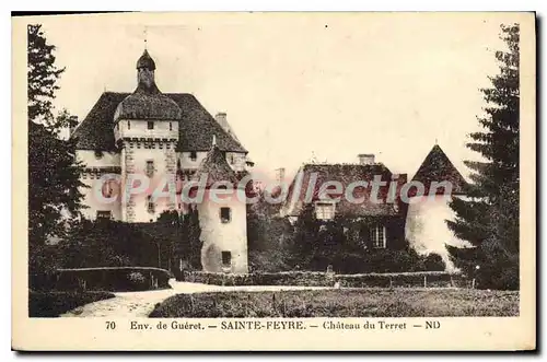Cartes postales Gueret Sainte Feyre Chateau Du Terret