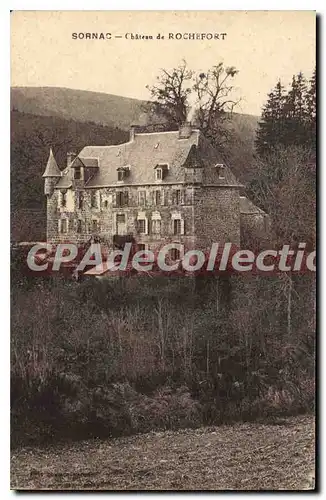 Ansichtskarte AK Sornac Chateau De Rochefort