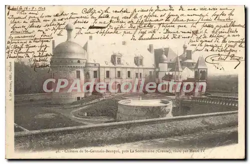 Cartes postales La Souterraine Visite Par Henri
