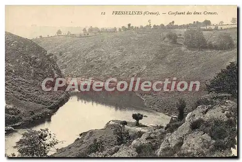 Cartes postales Fresselines Confluent Des Deux Creuses