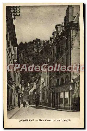 Cartes postales Aubussaon Rue Vaviex Et Les Granges