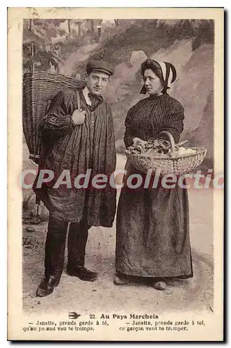 Cartes postales Au Pays Marchois Janette Prends Garde