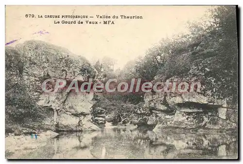 Cartes postales La Creuse Pittoresque Vallee Du Thaurion Le Gourd De Vaux