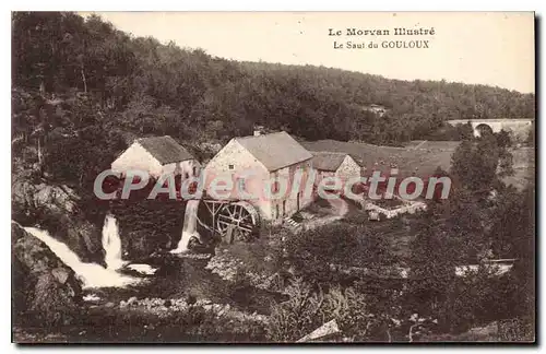 Ansichtskarte AK Le Morvan Illustre Le Saut Du Gouloux