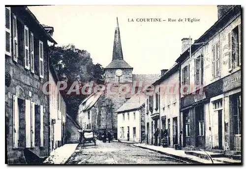 Cartes postales La Courtine Rue De I'Eglise