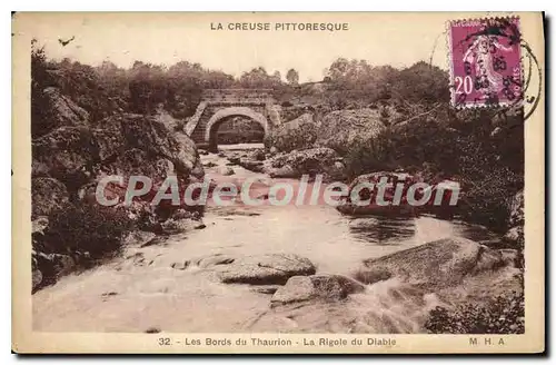 Cartes postales Les Bords Du Thaurion La Rigole Du Diable