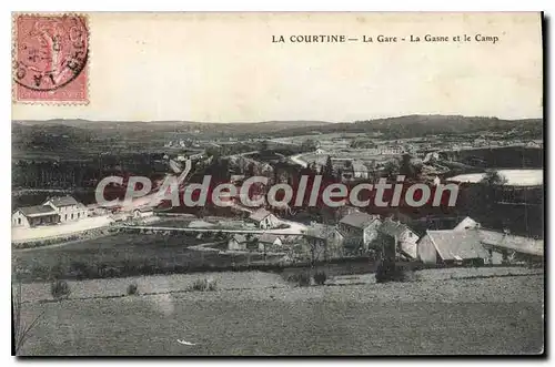 Cartes postales La Courtine La Gare La Gasne Et Le Camp