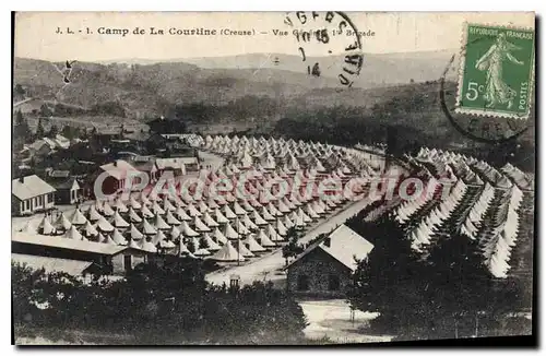 Cartes postales Camp de La Courtine Vue Generale