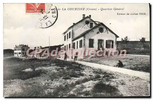Cartes postales La Courtine Quartier General