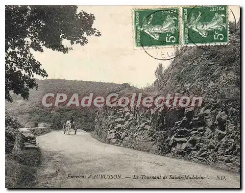 Cartes postales Aubusson Le Tournant De Saint Madeleine