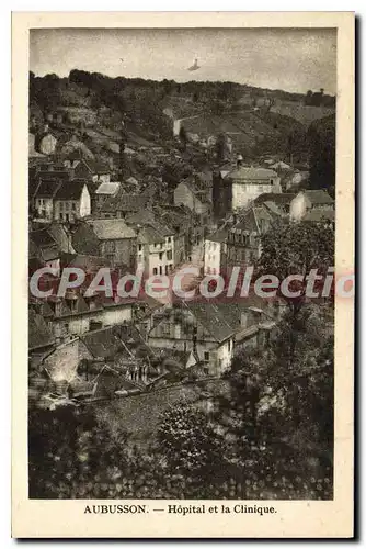 Cartes postales Aubusson Hopital Et La Clinique