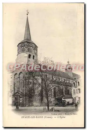 Cartes postales Evaux Les Bains L'Eglise