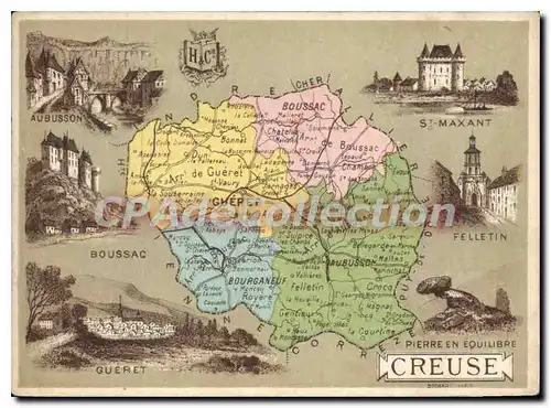 Cartes postales Creuse Gueret