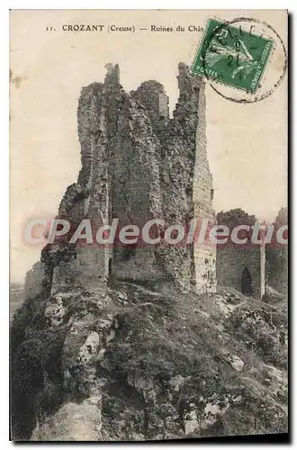 Cartes postales Crozant Ruines Du Chateau