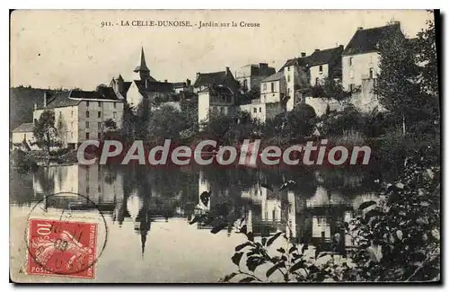 Cartes postales La Celle Dunoise Jardin Sur La Creuse