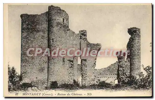 Cartes postales Montaigut Ruines Du Chateau