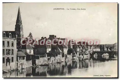 Cartes postales Argenton La Creuse Rive Droite