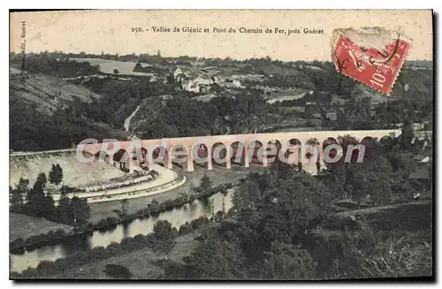 Cartes postales Gueret Vallee De Glenic Et Pont Du Chemin De Fer Pres