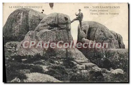 Cartes postales Toulx Sainte Croix Pierres Jaumatres Tarann Dieu Du Tonnerre