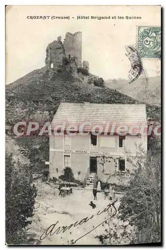 Cartes postales Crozant Hotel Brigand Et Les Ruines