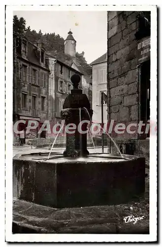 Cartes postales Aubusson La Fontaine De I'Hotel Des Valney