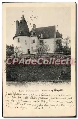 Cartes postales Environs D'Argenton Chateau De