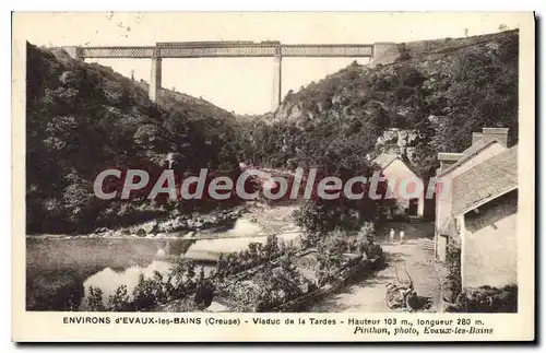 Ansichtskarte AK Evaux Les Bains Viaduc De La Tardes