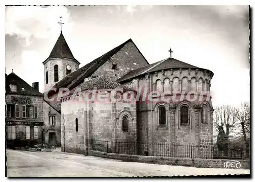 Moderne Karte Eglise D'Ahun Monument Historique