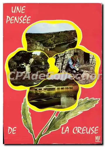 Cartes postales moderne Une Pensee La Creuse