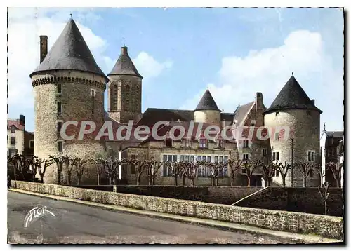 Moderne Karte Bourganeuf Cite Medievale Le Chateau