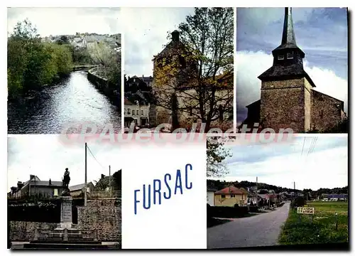 Moderne Karte Fursac