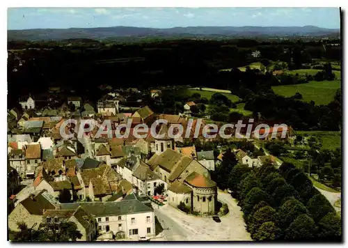 Moderne Karte Ahun Vue Generale Et I'Eglise Saint Sylvain