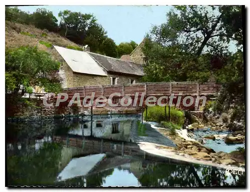 Cartes postales moderne Crozant Le Moulin Du Pont Charraud La Passerelle