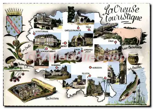 Cartes postales moderne Aubusson Chein A I'Arret Allegre