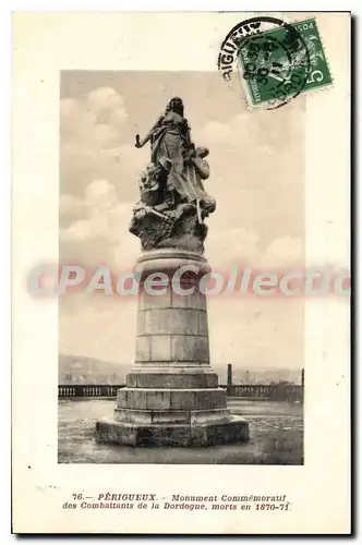 Ansichtskarte AK Perigueux Monument Commemoratif Des Combattants De La