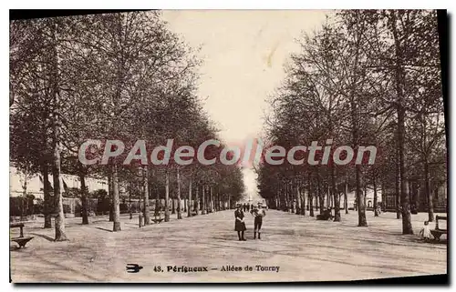 Cartes postales Perigueux Allees De Tourny