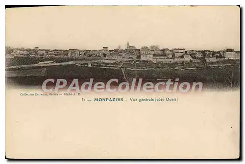 Cartes postales Monpazier Vue Generale