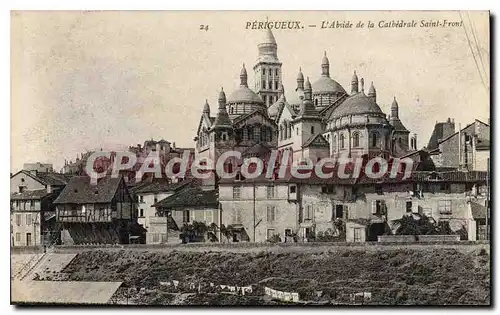 Ansichtskarte AK Perigueux L'Abside De la Cathedrale Saint Front