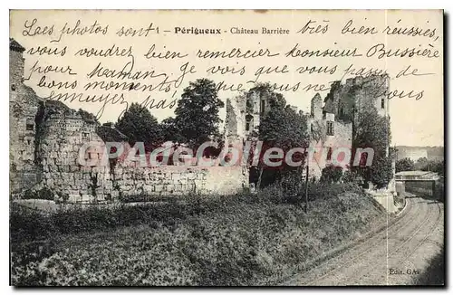 Cartes postales Perigueux Chateau Barriere