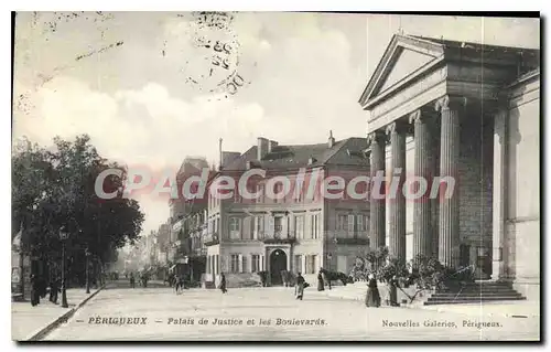 Cartes postales Perigueux Palais De Justice Et Les Boulevards