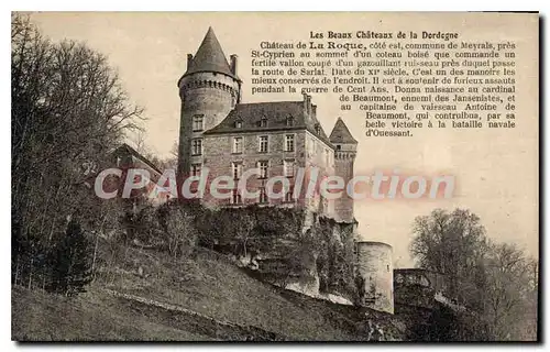 Cartes postales Les Beaux Chateaux De La Dordogne La Roque