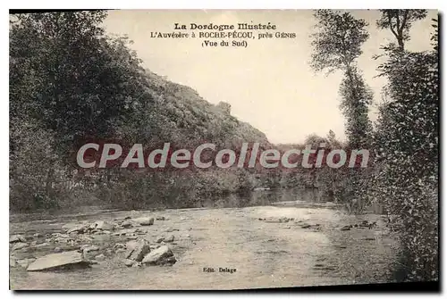 Cartes postales La Dordogne Illustree L'Auvezere Roche Pecou Pres Genis