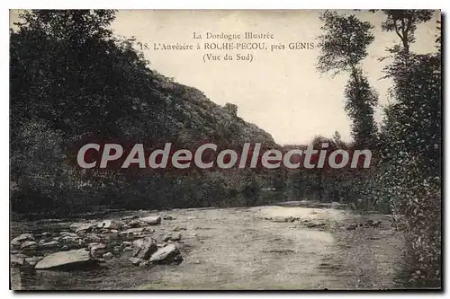 Cartes postales La Dordogne Illustree L'Auvezere Roche Pecou Pres Genis