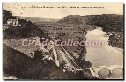 Cartes postales Carlux Vallee Et Chateau De Rouifillac