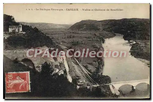 Cartes postales Carlux Vallee Et Chateau De Rontifillac