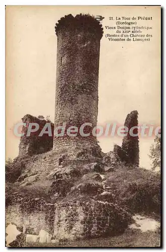 Cartes postales La Tour De Piegut Vieux DonJon Cylindrique