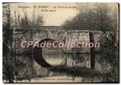 Cartes postales Eymet Le Pont De Juillet