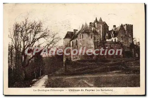 Ansichtskarte AK La Dordogne Chateau De Fayrac