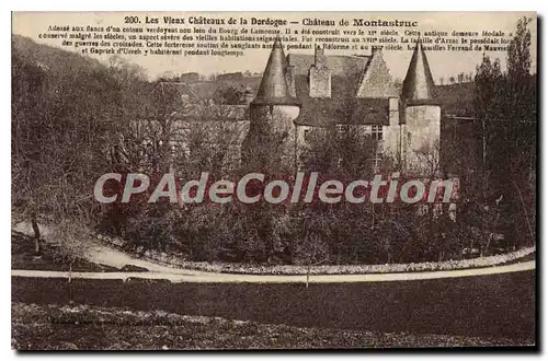 Ansichtskarte AK Les Vieux Chateaux De La Dordogne Chateau De Montastruc